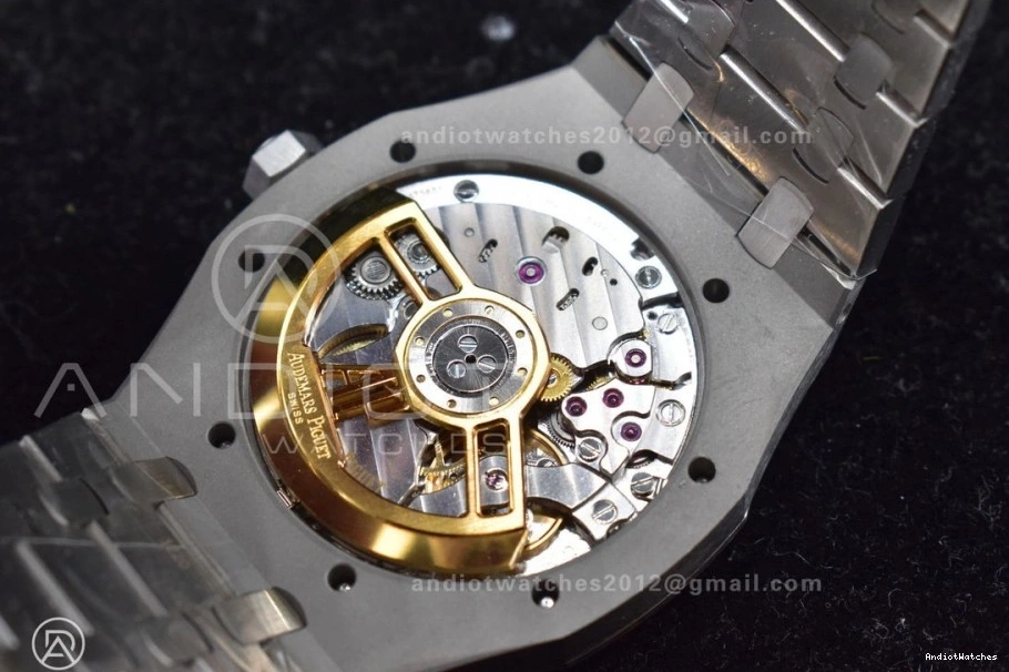 SS SS APSF DailyWear Bracelet Royal 15500 41mm 1:1 Dial Black on Super Oak Clone Textured Best A4302 Edition 443 0920